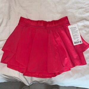 NWT lululemon court rival high rise skirt size 6